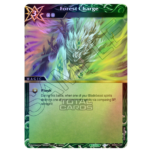 Battle Spirits Saga - Aquatic Invaders - Forest Charge (Common) - BSS03-134 (Foil)