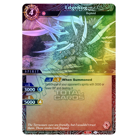 Battle Spirits Saga - BSS04 - Savior of Chaos - Edgehog (Common) - BSS04-016 (Foil)