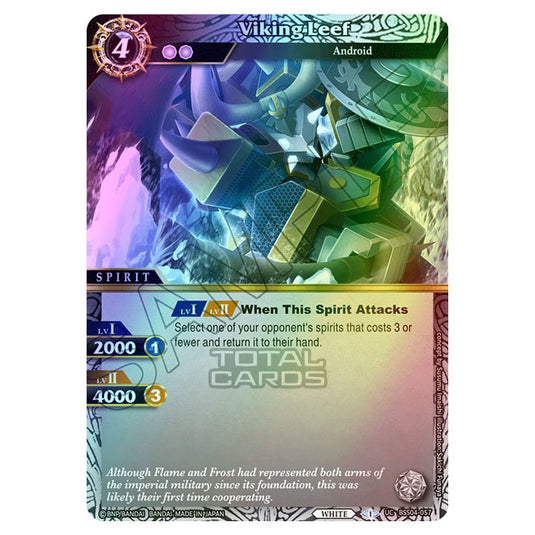 Battle Spirits Saga - BSS04 - Savior of Chaos - Viking Leef (Uncommon) - BSS04-057 (Foil)