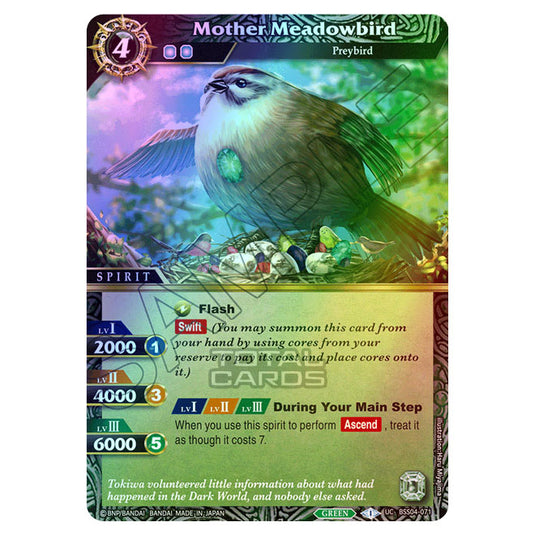 Battle Spirits Saga - BSS04 - Savior of Chaos - Mother Meadowbird (Uncommon) - BSS04-071 (Foil)