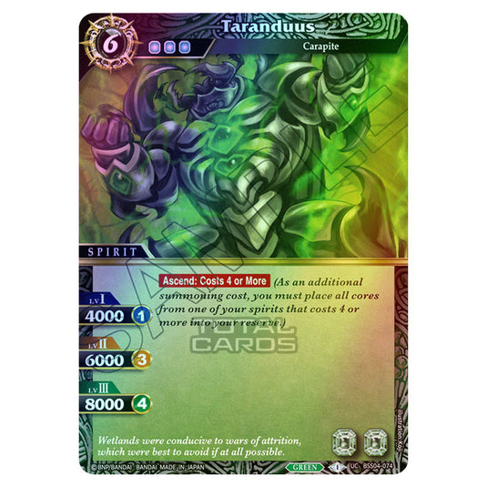 Battle Spirits Saga - BSS04 - Savior of Chaos - Taranduus (Uncommon) - BSS04-074 (Foil)