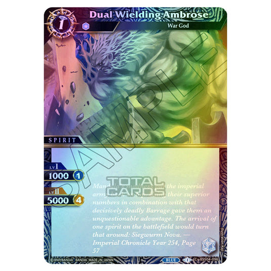 Battle Spirits Saga - BSS04 - Savior of Chaos - Dual Wielding Ambrose (Common) - BSS04-096 (Foil)