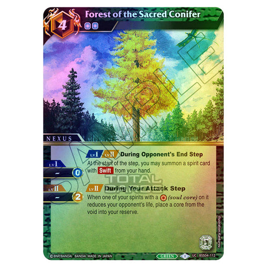 Battle Spirits Saga - BSS04 - Savior of Chaos - Forest of the Sacred Conifer (Uncommon) - BSS04-112 (Foil)