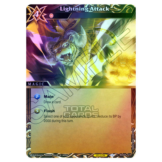 Battle Spirits Saga - BSS04 - Savior of Chaos - Lightning Attack (Common) - BSS04-127 (Foil)