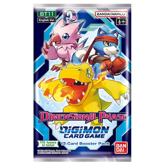 Digimon Card Game - BT11 - Dimensional Phase - Booster Box (24 Packs)