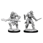 Dungeons & Dragons - Nolzur's Marvelous Miniatures - Bugbear Barbarian Male & Bugbear Rogue Female