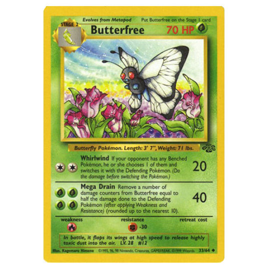 Pokemon - Jungle - Butterfree - 33/64