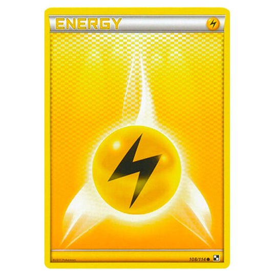Pokemon - Black & White - (Reverse Holo) Lightning Energy 108/114