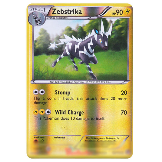 Pokemon - Black & White - (Reverse Holo) Zebstrika 42/114