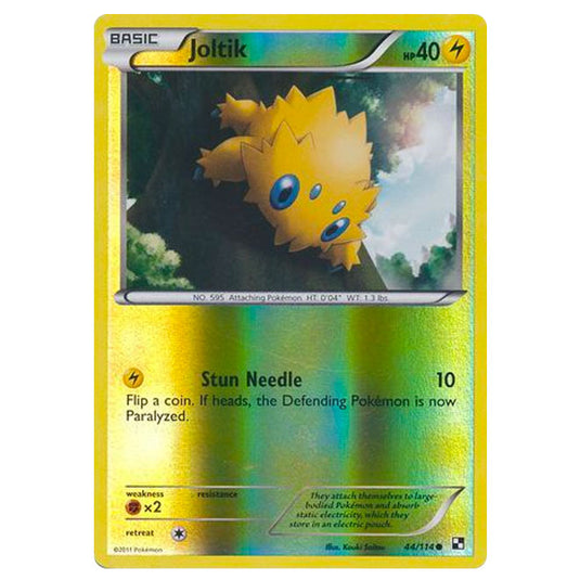 Pokemon - Black & White - (Reverse Holo) Joltik 44/114