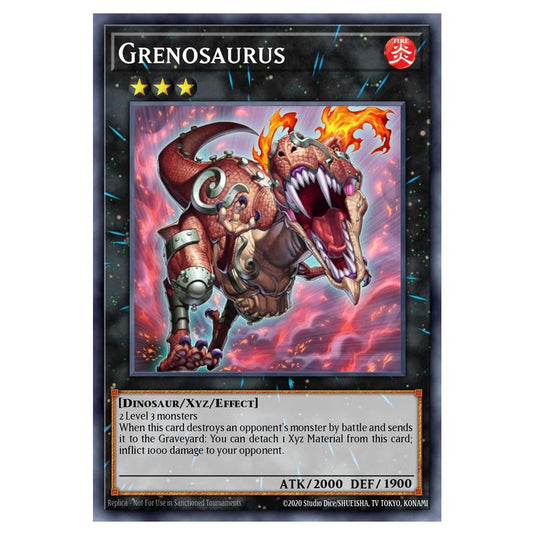 Yu-Gi-Oh! - Star Pack 2013 - Grenosaurus (Common) SP13-EN022