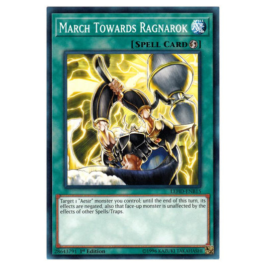 Yu-Gi-Oh! - Legendary Hero Decks - March Towards Ragnarok (Common) LEHD-ENB15