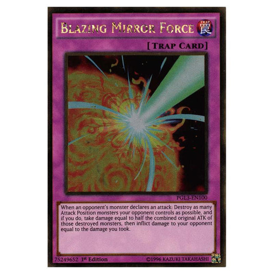 Yu-Gi-Oh! - Premium Gold - Infinite Gold - Blazing Mirror Force (Gold Yu-Gi-Oh! - Premium Gold - Infinite Gold - Blazing Mirror Force (Gold