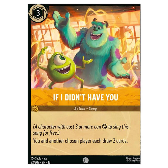 Lorcana - Attack of the Vine! - If I Didn't Have You (Common) - 32/207