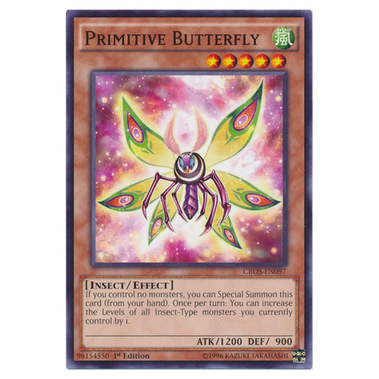 Yu-Gi-Oh! - Crossed Souls - Primitive Butterfly (Common) CROS-EN097