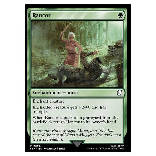 Magic The Gathering - Universes Beyond - Fallout - Rancor - 0205