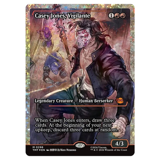 Magic The Gathering - Teenage Mutant Ninja Turtles - Casey Jones, Vigilante - 0296
