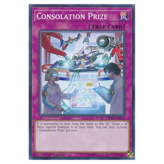 Yu-Gi-Oh! - 2019 Gold Sarcophagus Tin Mega Pack - Consolation Prize (Common) MP19-EN216
