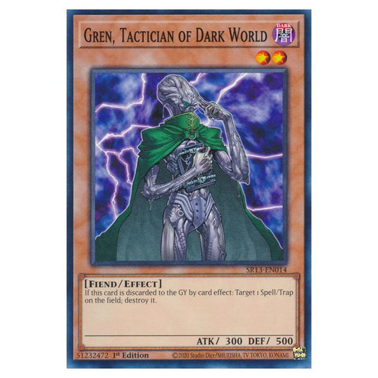 Yu-Gi-Oh! - Structure Deck - Dark World - Gren, Tactician of Dark World (Common) SR13-EN014