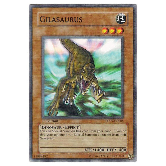 Yu-Gi-Oh! - Structure Deck - Dinosaur's Rage - Gilasaurus (Common) SD09-EN005