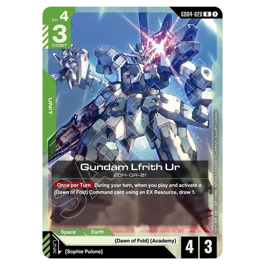 Gundam Card Game - GD-04: Phantom Aria - Gundam Lfrith Ur (R) - GD04-020