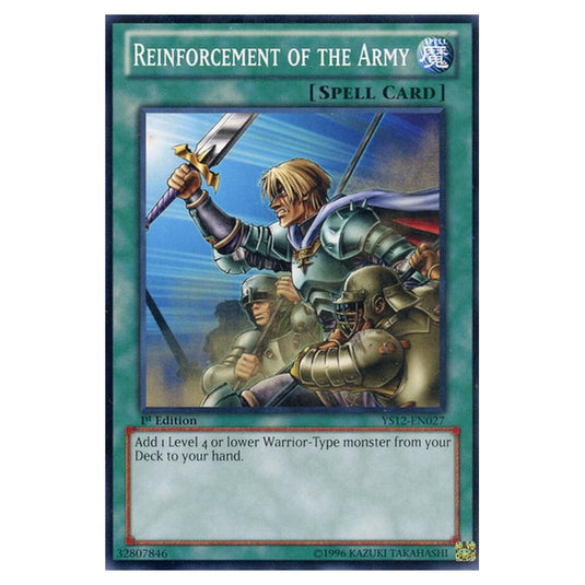 Yu-Gi-Oh! - Starter Deck - Xyz Symphony - Reinforcement of the Army (Common) YS12-EN027