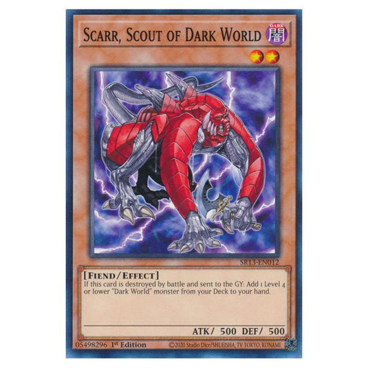 Yu-Gi-Oh! - Structure Deck - Dark World - Scarr, Scout of Dark World (Common) SR13-EN012