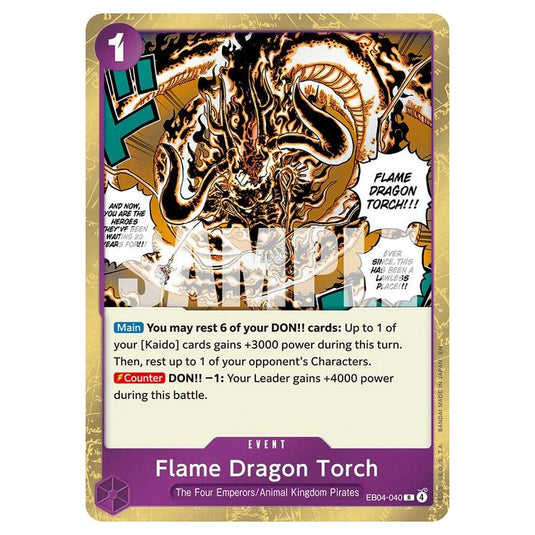One Piece - OP14 - The Azure Sea's Seven - Flame Dragon Torch - EB04-040