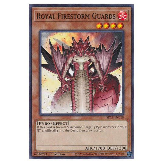 Yu-Gi-Oh! - Structure Deck - Fire Kings - Royal Firestorm Guards (Common) SR14-EN018