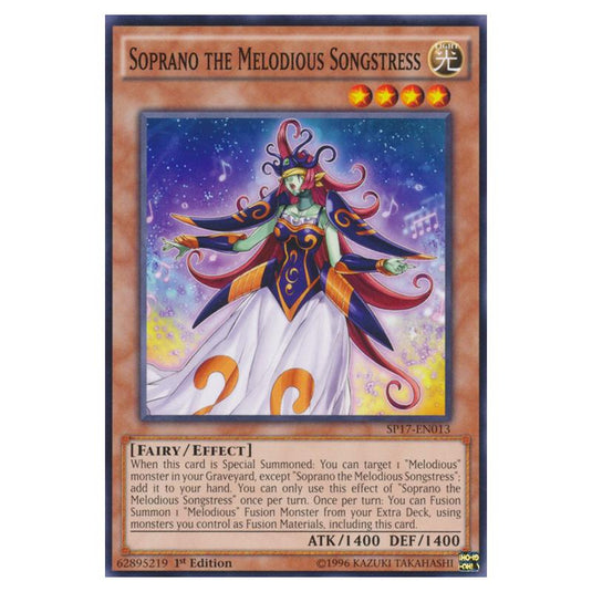 Yu-Gi-Oh! - Star Pack Battle Royal - Soprano the Melodious Songstress (Common) SP17-EN013