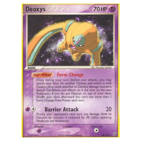 Pokemon - EX Deoxys - Deoxys - 018/107