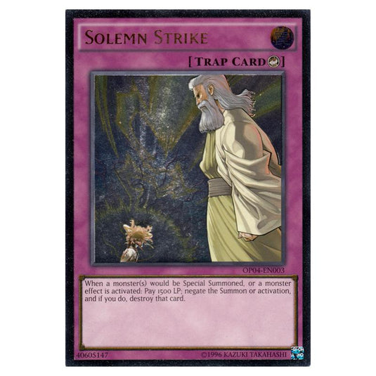 Yu-Gi-Oh! - OTS Tournament Pack 4 - Solemn Strike (Ultimate Rare) OP04-EN003