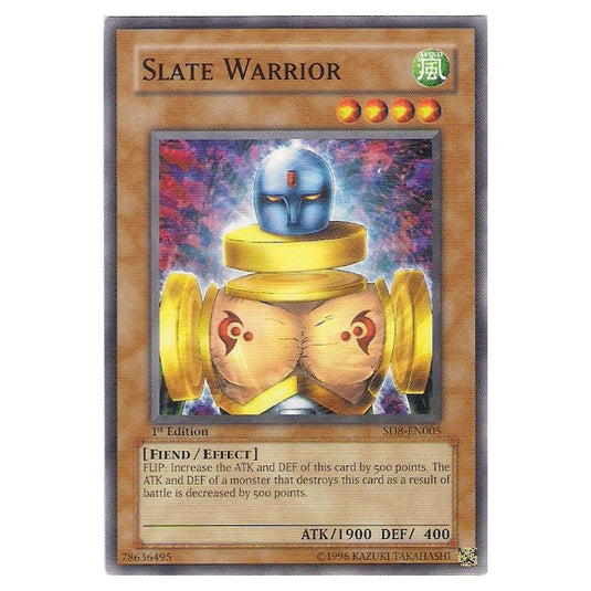 Yu-Gi-Oh! - Structure Deck - Lord of the Storm - Slate Warrior (Common) SD8-EN005