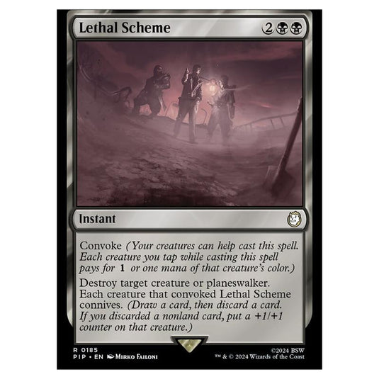 Magic The Gathering - Universes Beyond - Fallout - Lethal Scheme - 0185