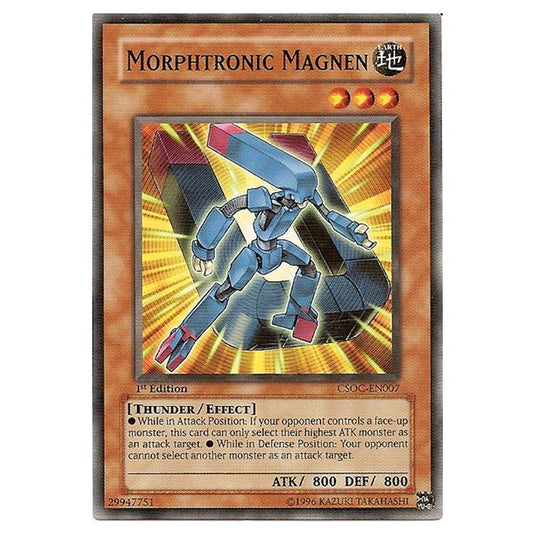 Yu-Gi-Oh! - Crossroads of Chaos - Morphtronic Magnen (Common) CSOC-EN007