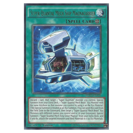 Yu-Gi-Oh! - Wing Raiders - Super Quantal Mech Ship Magnacarrier (Rare) WIRA-EN038