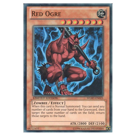 Yu-Gi-Oh! - War of the Giants Reinforcements - Red Ogre (Super Rare) WGRT-EN025