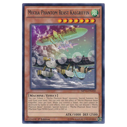 Yu-Gi-Oh! - 2014 Mega-Tin Mega Pack - Mecha Phantom Beast Kalgriffin (Rare) MP14-EN150
