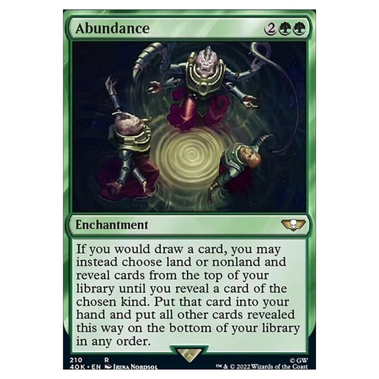 Magic The Gathering - Universes Beyond - Warhammer 40k - Abundance - 210/168