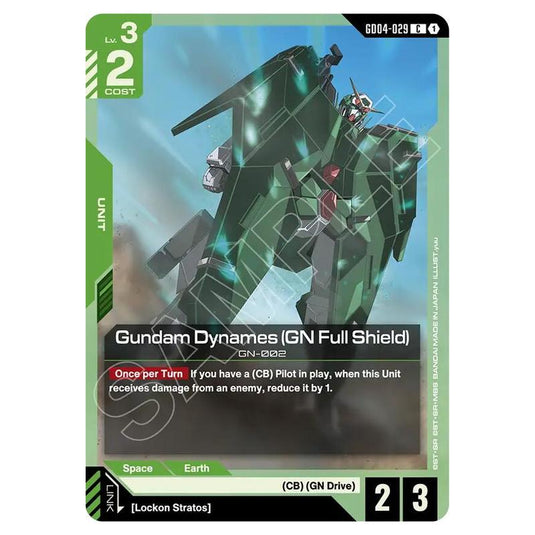 Gundam Card Game - GD-04: Phantom Aria - Gundam Dynames (GN Full Shield) (C) - GD04-029