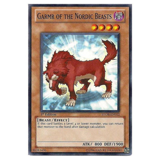 Yu-Gi-Oh! - Storm of Ragnarok - Garmr of the Nordic Beasts (Common) STOR-EN012