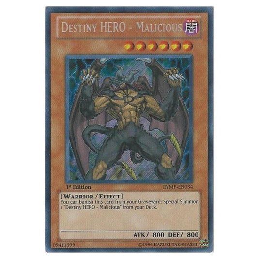 Yu-Gi-Oh! - Ra Yellow Mega Pack - Destiny HERO - Malicious (Secret Rare) RYMP-EN034