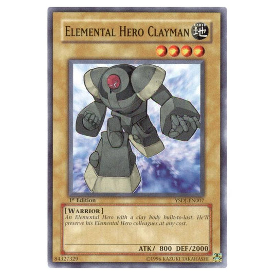 Yu-Gi-Oh! - Starter Deck - Jaden Yuki - Elemental HERO Clayman (Common) YSDJ-EN007