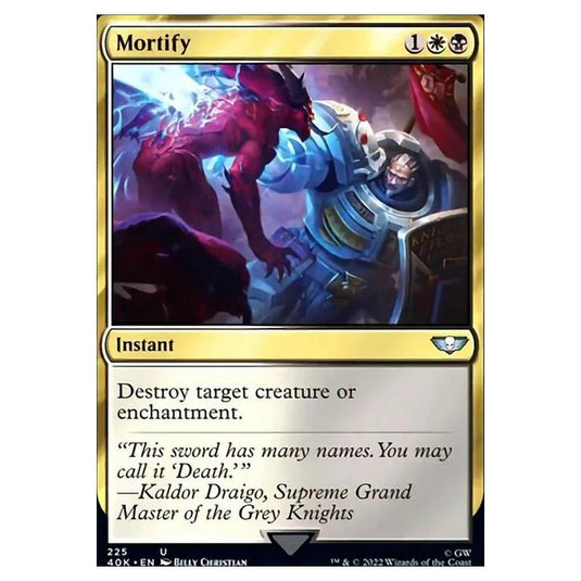 Magic The Gathering - Universes Beyond - Warhammer 40k - Mortify - 225/168