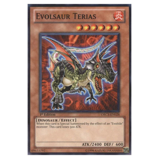 Yu-Gi-Oh! - Order of Chaos - Evolsaur Terias (Common) ORCS-EN028