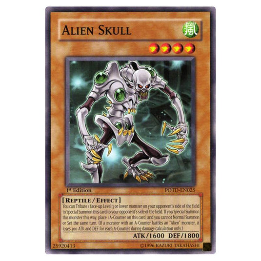 Yu-Gi-Oh! - Power of the Duelist - Alien Skull (Common) POTD-EN025