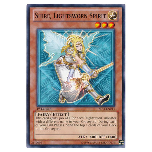 Yu-Gi-Oh! - Realm of Light Structure Deck - Shire, Lightsworn Spirit (Common) SDLI-EN014
