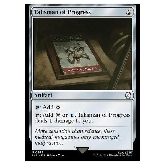 Magic The Gathering - Universes Beyond - Fallout - Talisman of Progress - 0249
