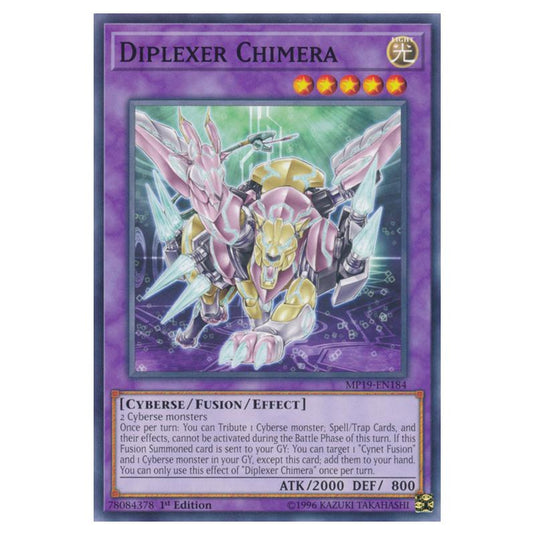 Yu-Gi-Oh! - 2019 Gold Sarcophagus Tin Mega Pack - Diplexer Chimera (Common) MP19-EN184
