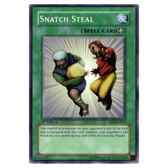 Yu-Gi-Oh! - Structure Deck - Fury from the Deep - Snatch Steal (Common) SD4-EN015